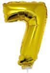  Számos lufi - 7, arany, 42 cm (66247)