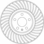 TRW Disc frana TRW DF6950S - piesa-auto