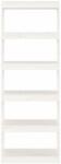 vidaXL Fehér tömör fenyőfa könyvszekrény/térelválasztó 60x30x167, 5 cm (808174) - pepita