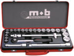 MOB IUS Trusa capete chei tubulare si accesorii P25×1/2 SH, 450×180×50mm (0000998001) Cheie tubulara
