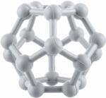 Zopa Silicone Teether Atom jucărie pentru dentiție Dove Grey 1 buc