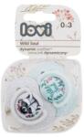 LOVI Wild Soul Dynamic Soother Boy 0-3m szilikonos dinamikus cumi 2 db