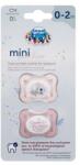 Canpol babies Sleepy Koala Mini Soother Pink 0-2m szilikonos minicumi újszülöttnek 2 db