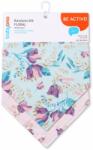 BabyOno Be Active Bandana Bib előke gyermekeknek születéstől kezdődően Floral 2 db