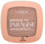 L'Oréal Bronze To Paradise bronzosító púder 9 g árnyék 03 Back To Bronze