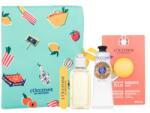 L'Occitane Sweet Moment most: Verbena Shower tusfürdő Gel 50 ml + Radiance Scrub hámlasztó 6 ml + Shea Butter Foot Cream lábápoló krém 30 ml + kozmetikai táska nőknek