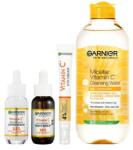 Garnier Skin Naturals Vitamin C Micellar Cleansing Water most: micellás víz 400 ml + arcszérum 30 ml + szemkörnyékápoló krém 15 ml + arcszérum 30 ml nőknek
