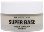 Makeup Revolution London Superbase Green Colour Corrector Skin Base primer kivörösödés és pigmentfoltok ellen 25 ml