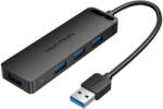 Vention USB 3.0 4-Port Hub Vention CHLBD 0.5m, Black (CHLBD) - scom