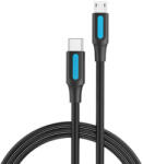 Vention Cable USB-C 2.0 to Micro USB Vention COVBH 2A 2m black (COVBH) - scom