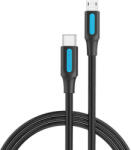 Vention Cable USB-C 2.0 to Micro USB Vention COVBF 2A 1m black (COVBF) - scom