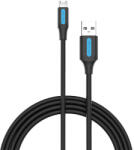 Vention Cable USB 2.0 A to Micro USB Vention COLBC 3A 0, 25m black (COLBC) - scom