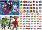 Educa Superpack 4în1 Spidey and his amazing friends Educa domino pexeso și puzzle cu 25 și 50 piese de la 3 ani (EDU19682) Puzzle