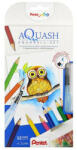 Pentel Színes ceruza készlet, akvarell + Kreatív szett víztartályos ecsettel Pentel