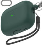  Phoner Simple Apple Airpods Pro 2 szilikon tok, csuklópánttal, zöld