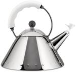 Alessi Чайник за котлон 9093 2л, сребрист/бял, Alessi (AL9093W)