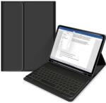 Haffner Apple iPad 10.2 (2019/2020/2021) tablet tok (Smart Case) on/off funkcióval, Apple Pencil tartóval, billentyűzettel - black (ECO csomagolás) (FN0374) (FN0374)