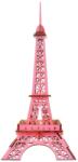 Woodcraft Construction Kit Woodcraft Puzzle 3D din lemn Turnul Eiffel roz (DDHF01B)
