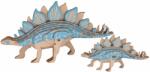 Woodcraft Construction Kit Woodcraft Puzzle din lemn 3D Stegosaurus 2 în 1 (DDHM01)