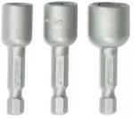 Dedra Mágneses bit dugókulcs hajtószár készlet toldatkészlet 3db toldó 8, 10, 13x48mm, 1/4&apos; &apos; 18A09S1 (18A09S1)