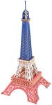 Woodcraft Construction Kit Woodcraft Puzzle 3D din lemn Turnul Eiffel în culorile Franței (DDHF05)