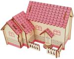 Woodcraft Construction Kit Woodcraft Puzzle 3D din lemn Casă violetă (DDXE-G033H)