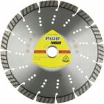 Klingspor DT 612 UT disc diamantat de debitare, 230 x 2, 6 x 22, 23 mm 15 Segmente 42 x 2, 6 x 12 mm, standard turbo, Klingspor 334047 (334047) Disc de taiere