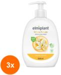 elmiplant Set 3 x Sapun Lichid Crema Elmiplant, Iasomie si Vanilie 500 ml