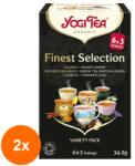 YOGI TEA Set 2 x Selectie de Ceaiuri Bio Finest Selection, Yogi Tea, 6 x 3 Plicuri, 34.2 g