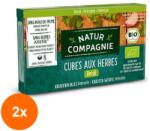 Natur Compagnie Set 2 x Cuburi BIO cu Verdeturi si Patrunjel, 80 g, Natur Compagnie (ORP-2xNC75153)
