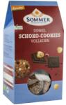 Sommer Biscuiti BIO din Faina de Grau Spelta cu Ciocolata Amaruie si Alune, 150 g, Sommer (SM590502)