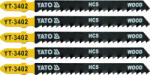YATO Lama fierastrau pendular YATO tip T 100mm HCS 8TPI lemn 5pcs (YT-3402)