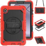  Husa SOLID 360 rezistenta pentru Samsung Galaxy Tab A9 rosie