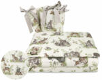  Baby Shop 3 részes ágynemű garnitúra - Erdei barátok natúr/zöld