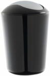  Northix Hulladékos vödör lengőkupakkal - fekete műanyag - 5 l