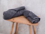  2x prosop Confort 70x140 cm gri inchis, 100% bumbac Prosop