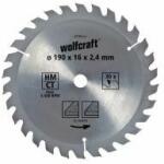 wolfcraft Kézi körfűrészlap HM Z30 190x2, 4x30mm 1203750 (1203750)