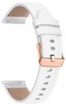  LEATHER Bőr szíj Garmin Forerunner 265S / Forerunner 255S / Venu 2S fehér