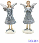  Ezüst ruhás angyalka figura