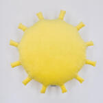INAANI nap alakú díszpárna - napsárga - 1 db (IN0158)