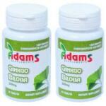 Adams Supplements Ginkgo biloba 60cps PROMO 1+1 GRATIS 1buc ADAMS SUPPLEMENTS