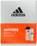 Adidas Set cadou barbati: Sampon 3 in 1, Adidas Adipower, 250 ml, body hair face + Antiperspirant, Adidas Adipower, 150 ml, spray