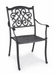 Bizzotto Set 4 scaune aluminiu gri antracit Ivrea 65x60x92 cm (0805105)