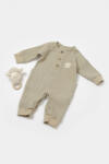 BabyJem Salopeta cu nasturei, winter muselin, 100% bumbac - verde, babycosy (marime: 18-24 luni)