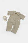 BabyJem Salopeta cu maneca scurta si nasturei sheep, 100% bumbac - verde, babycosy (marime: 9-12 luni)