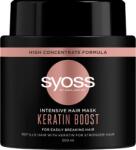 Syoss Masca de par Syoss Intensive Keratin Boost pentru par fin cu tendinta de rupere, 500 ml (HBSY 0351)