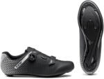 Northwave Core Plus 2 Wide - pantofi pentru ciclism sosea - model lat - negru-alb (80211014-17)