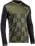 Northwave - bluza ciclism pentru barbati maneca lunga sharp jersey verde army negru (89221070-61) - trisport
