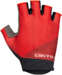 Castelli - Manusi ciclism cu gel pentru femei Roubaix Gel 2 - rosu negru gri (CAS-4520081-023)
