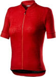 Castelli - tricou ciclism maneca scurta pentru femei Promessa Jacquard - rosu (CAS-4521055-023)